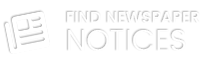 Find newspaper notices